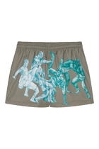 Wrestling Graphic Woven Shorts
